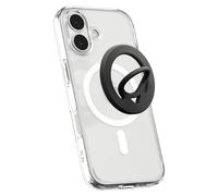 Spigen Dual Pop MagFit Soporte Móvil [Anillo Magnético de Silicona], Compatible con Accesorios MagSafe, iPhone 17 17e 16 15 14 13 Pro MAX Air, PixelSnap Pixel 10 9a, Samsung S26 Ultra - Negro