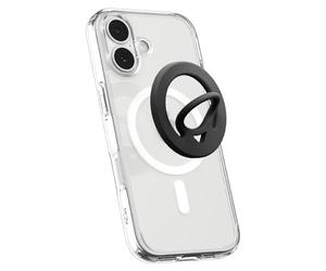Spigen Dual Pop MagFit Soporte Móvil [Anillo Magnético de Silicona], Compatible con Accesorios MagSafe, iPhone 17 17e 16 15 14 13 Pro MAX Air, PixelSnap Pixel 10 9a, Samsung S26 Ultra - Negro