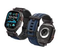 Spigen DuraPro Armor Correa de metal duradera Compatible con Apple Watch Ultra 3/2/1 49mm, Series 11/10 46mm, Series 9/8/7-4/SE 45mm, 44mm - Azul Marino