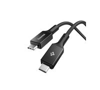 Spigen Essential - Cable USB C a USB C (100 W, 1,5 m), color negro