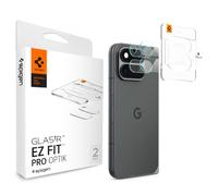Spigen EZ Fit Pro Optik Protector Cámara [2P] para Google Pixel 11 Pro Fold | Transparente, Dureza 9H, Cobertura completa del módulo, Recortes precisos para lentes, Apto para flash, Claridad cristalina