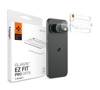 Spigen EZ Fit Pro Optik Protector Cámara [2P] para Google Pixel 11 Pro XL | Transparente, Dureza 9H, Cobertura completa del módulo, Recortes precisos para lentes, Apto para flash, Claridad cristalina