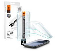Spigen EZ Fit Pro Protector Pantalla [2 Pack] para Google Pixel 11 Pro XL | Dureza 10H+, Antiarañazos, Kit instalación, Cristal templado, Apto para fundas, Ultra claro, Sensibilidad táctil