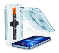 Spigen EZ Fit Protector Pantalla [2 Pack] para iPhone 14 Plus / 13 Pro Max | Incl. Kit de instalación, Cristal templado, Alta Definicion, Dureza 9H