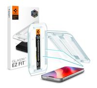 Spigen EZ Fit Protector Pantalla [2 Pack] para iPhone 18 Pro Max/17 Pro Max | 16 Pro Max, Cristal templado, Kit de instalación, Transparente, Resistente a arañazos, Compatible con fundas, 9H