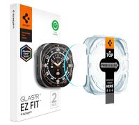 Spigen EZ Fit Protector Pantalla [2 Pack] para Samsung Galaxy Watch Ultra 2 | Instalación Fácil, Compatible con fundas, Alta Definicion, Tacto preciso, Dureza 10H+