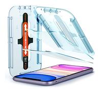 Spigen EZ Fit Protector Pantalla [2 Unidades] para iPhone 11, iPhone XR