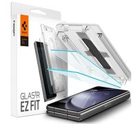 Spigen Glas.tR EZ Fit Protector Pantalla para Samsung Galaxy Z Fold5, 2 Unidades, Instalación Fácil, Alta Definicion, Dureza 9H