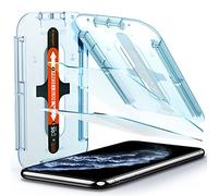 Spigen EZ Fit Protector Pantalla para iPhone 11 Pro y iPhone XS y iPhone X - 2 Unidades