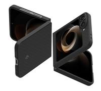 Spigen Funda Air Skin Aramid Comparible con Samsung Galaxy Z Flip 6 y Z Flip 7 FE - Negro