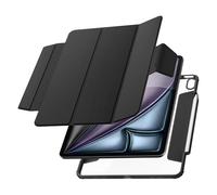 Spigen Funda Air Skin Pro Compatible con iPad Air 8ª Generación M4 13 Pulgadas (2026) / iPad Air 7&6 Generación M3 M2 13 Pulgadas (2025/2024) [Soporte para lápiz Apple] - Negro