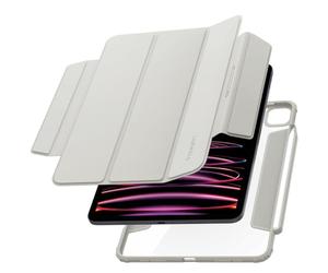 Spigen Funda AirSkin Pro Compatible con iPad Pro 11 Pulgadas 2022/2021 / 2020/2018 4ª / 3ª / 2ª / 1ª Generación Funda con Tapa magnética extraíble - Gris
