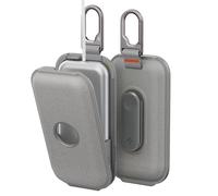 Spigen Funda Batería para Apple Vision Pro M5 (2025) / M2 (2024), Accesorio de Batería con clip para cinturón y mosquetón - Gris Carbón