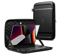 Spigen Funda Bolsa Rugged Armor Pro Protectora para portátil Compatible con Macbook Pouch 14 Pulgadas MacBook Air 13 Pulgadas M4 Pro/M4 MAX (2024) M3/M2/M1 Pro/MAX (2023-2021) - Negro