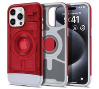 Spigen Funda Classic C1 MagFit Compatible con iPhone 15 Pro - Rubí