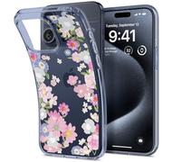 Spigen Funda Liquid Crystal Compatible con iPhone 15 Pro - Blossom