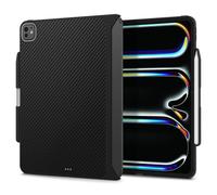 Spigen Funda Enzo Aramid Compatible con iPad Pro 13 Pulgadas M5 (2025) / M4 (2024) [Soporte para lápiz Apple] - Negro