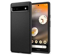 Spigen Funda Liquid Air Compatible con Google Pixel 6a - Negro Mate