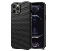 Spigen Funda Liquid Air Compatible con iPhone 12 y Compatible con iPhone 12 Pro - Negro