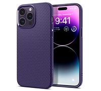 Spigen Funda Liquid Air Compatible con iPhone 14 Pro MAX - Morado Oscuro