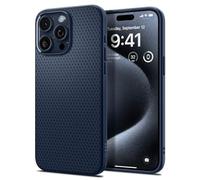 Spigen Funda Liquid Air Compatible con iPhone 15 Pro - Azul Marino
