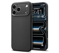 Spigen Funda Liquid Air Compatible con iPhone 17 Pro MAX - Negro Mate