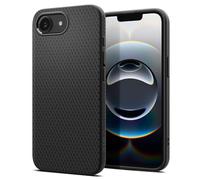 Spigen Funda Liquid Air Compatible con iPhone 17e / iPhone 16e - Negro Mate