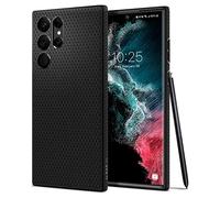Spigen Funda Liquid Air Compatible con Samsung Galaxy S22 Ultra 5G - Negro Mate