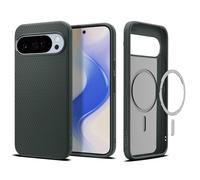 Spigen Funda Liquid Air MagFit para Google Pixel 10 Pro XL Compatible con Pixelsnap y MagSafe - Verde Cian