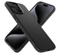 Spigen Funda Liquid Air Compatible con iPhone 15 Pro - Negro Mate