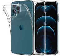 Spigen Funda Liquid Crystal Compatible con iPhone 12 y 12 Pro - Transparente