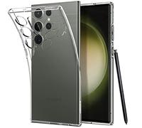 Spigen Funda Liquid Crystal Compatible con Samsung Galaxy S23 Ultra 5G - Transparente