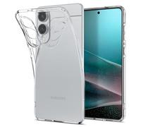 Spigen Funda Liquid Crystal Compatible con Samsung Galaxy S25 Edge 5G - Transparente