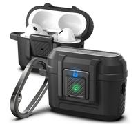 Spigen Funda Lock Fit Compatible con AirPods Pro 2ª Génération (2023/2022) - Negro Mate