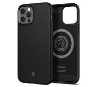 Spigen Funda Magnética mag Armor MagFit Compatible con iPhone 12 y 12 Pro MagSafe - Negro