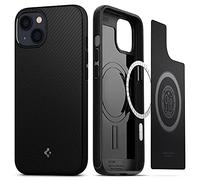 Spigen Funda Magnética mag Armor MagFit Compatible con iPhone 13 MagSafe - Negro Mate
