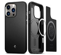 Spigen Funda Magnética mag Armor MagFit Compatible con iPhone 13 Pro MagSafe - Negro Mate