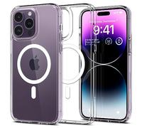 Spigen Funda Magnética Ultra Hybrid MagFit Compatible con iPhone 14 Pro MagSafe - Blanco
