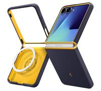 Spigen Funda Nano Pop MagFit Compatible con Samsung Galaxy Z Flip 7 - Blueberry Navy