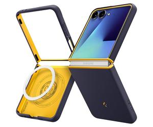 Spigen Funda Nano Pop MagFit Compatible con Samsung Galaxy Z Flip 7 - Blueberry Navy