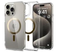 Spigen Funda para iPhone 15 Pro MAX, Ultra Hybrid MagFit, Compatible con MagSafe - Oro