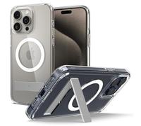 Spigen Funda para iPhone 15 Pro MAX, Ultra Hybrid S MagFit Compatible con MagSafe - Blanco Claro