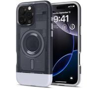 Spigen Funda para iPhone 16 Pro, Classic C1 MagFit Compatible con MagSafe - Gris Grafito