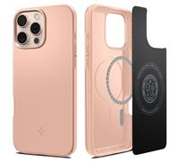Spigen Funda para iPhone 16 Pro MAX, Thin Fit MagFit Compatible con MagSafe - RosaTitanium
