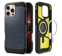 Spigen Funda para iPhone 16 Pro MAX, Tough Armor(AI) MagFit Compatible con MagSafe - Metal Pizarra