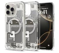 Spigen Funda para iPhone 16 Pro MAX, Ultra Hybrid MagFit Compatible con MagSafe - Zero One Titanio Natural