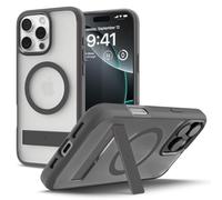 Spigen Funda para iPhone 16 Pro MAX, Ultra Hybrid S MagFit Compatible con MagSafe - Gris Translúcido