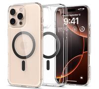 Spigen Funda para iPhone 16 Pro, Ultra Hybrid MagFit Compatible con MagSafe - Gris Carbón