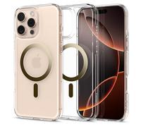 Spigen Funda para iPhone 16 Pro, Ultra Hybrid MagFit Compatible con MagSafe [Anti-Amarillo] - Oro