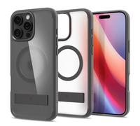 Spigen Funda para iPhone 16 Pro, Ultra Hybrid S MagFit Compatible con MagSafe - Gris Translúcido